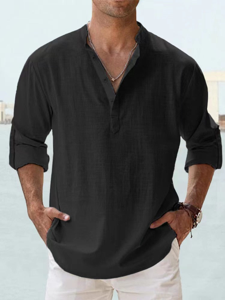 Lenoir™ | Atmungsaktive Leinenbluse