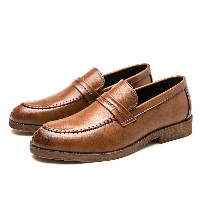 Leder Mokassins