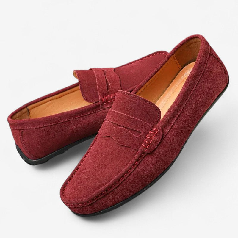 Retro Wildleder Herren Loafers