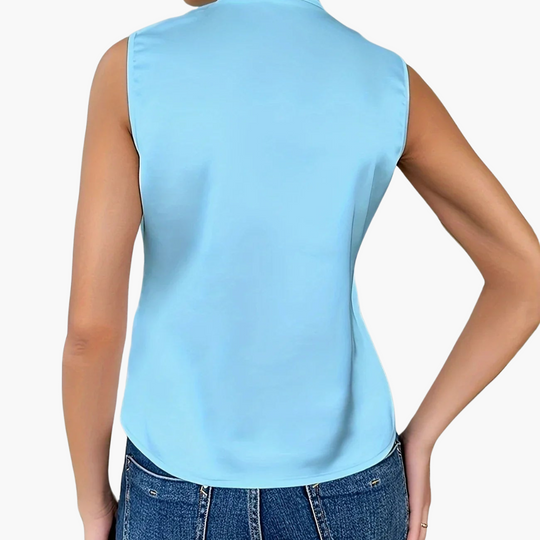 Susanne | Elegant sleeveless wrap top