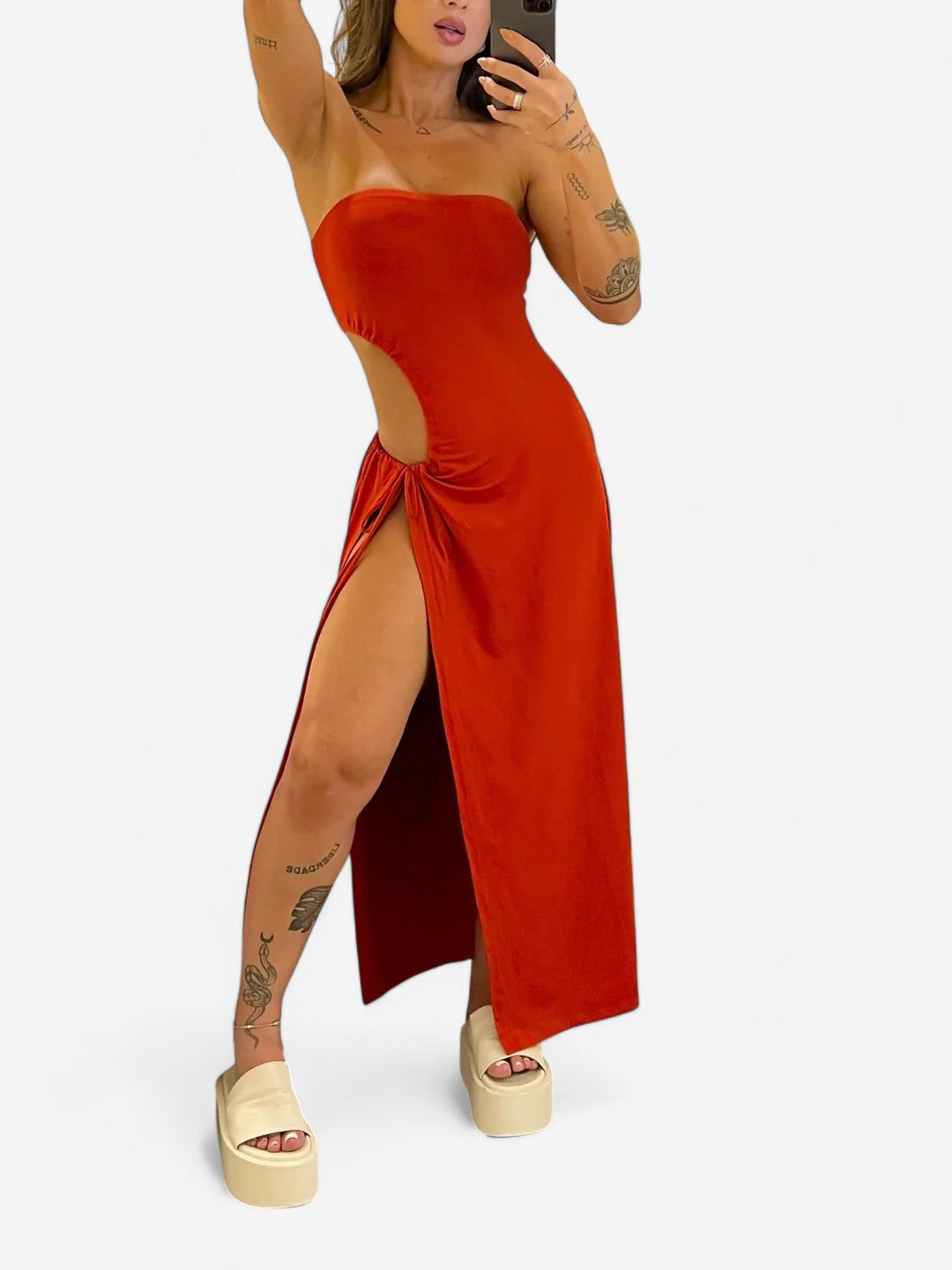 Celestine | Bandeau Midi-Kleid