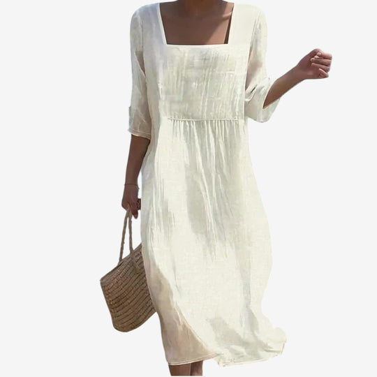 Lunelle – Lässiges Leinenkleid