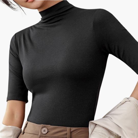 Edith | Women's seamless turtleneck top