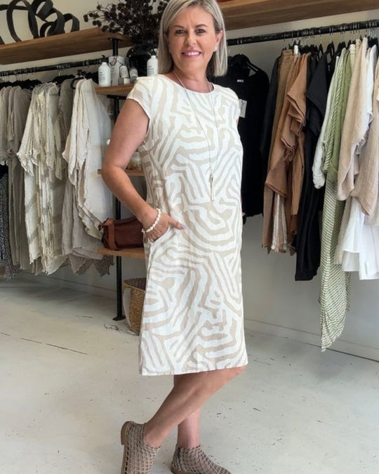 Nelia™| Sommerkleid mit Rundhalsausschnitt