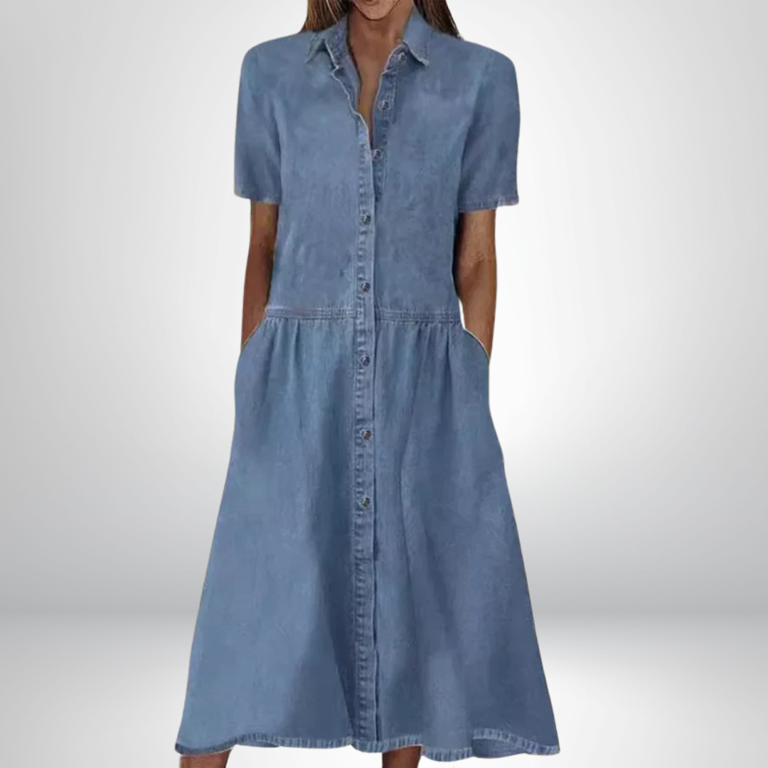 Donna – Stilvolles Jeanskleid
