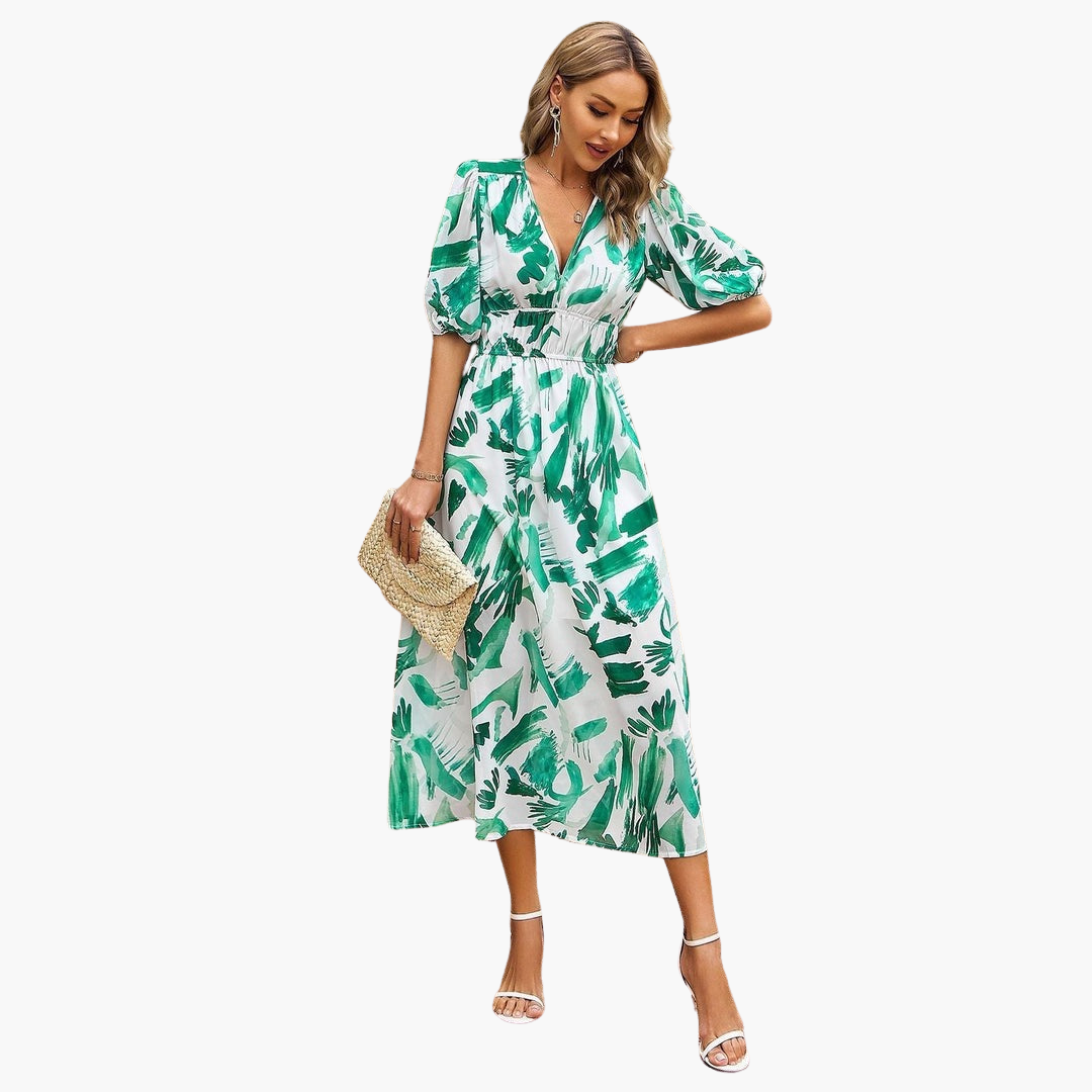 Lieselotte | Kleid mit V-Ausschnitt