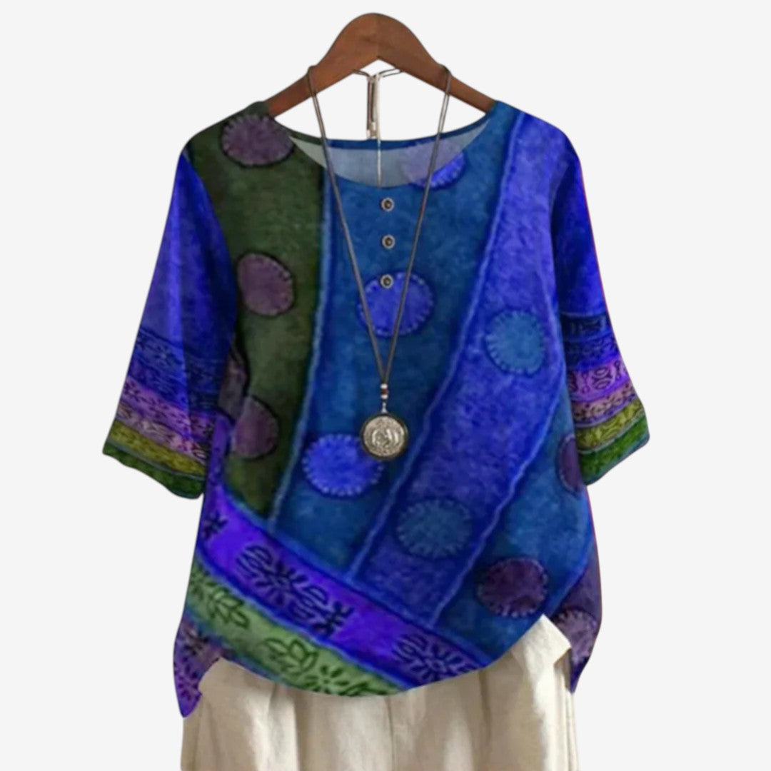 Valerie | Buntes Boho-Top