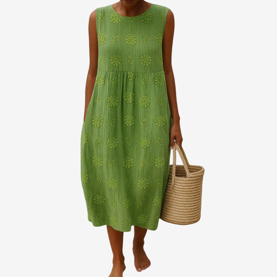 Elena | Besticktes Kleid für Natürliche Eleganz