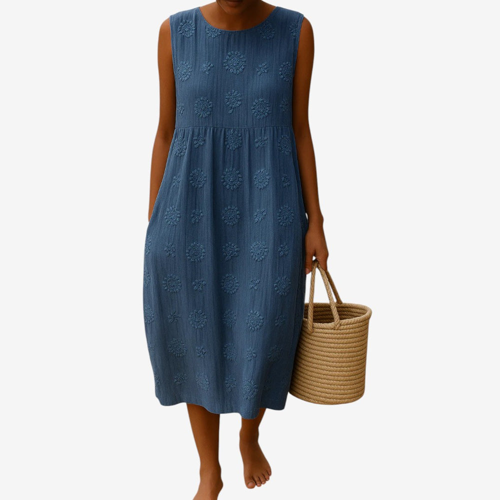 Elena | Besticktes Kleid für Natürliche Eleganz