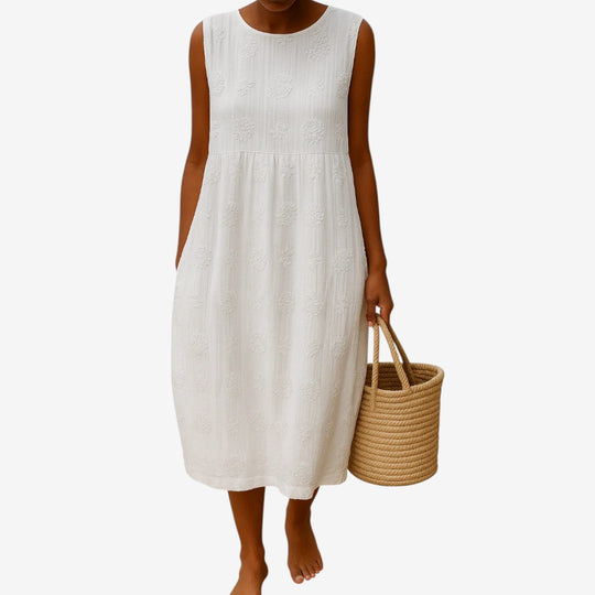 Elena | Besticktes Kleid für Natürliche Eleganz