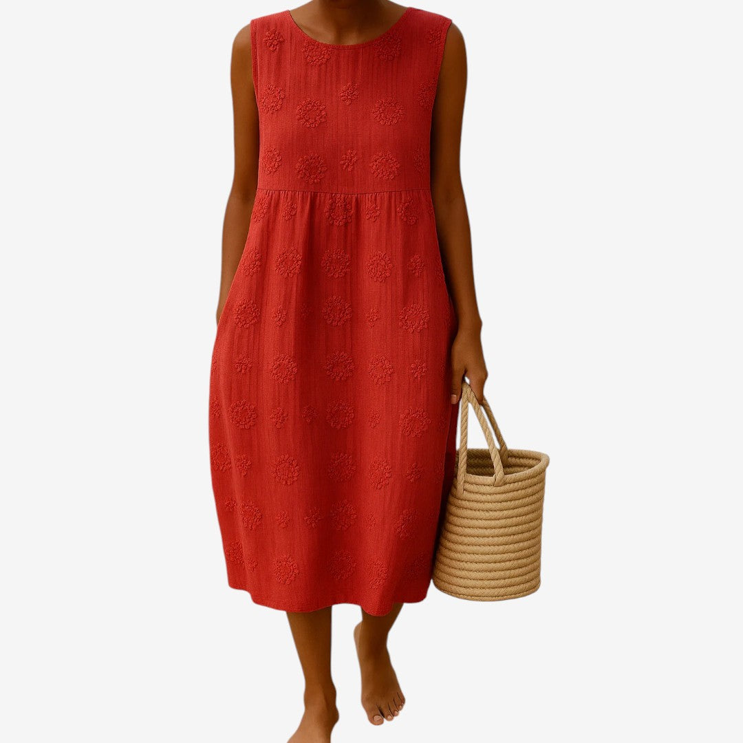 Elena | Besticktes Kleid für Natürliche Eleganz