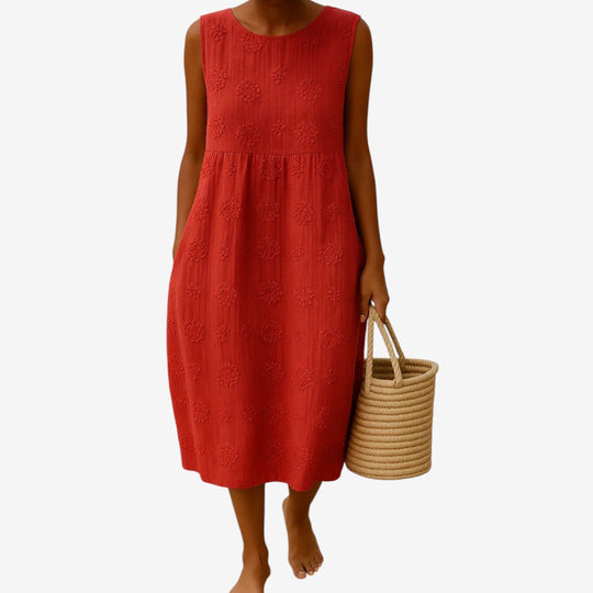 Elena | Besticktes Kleid für Natürliche Eleganz