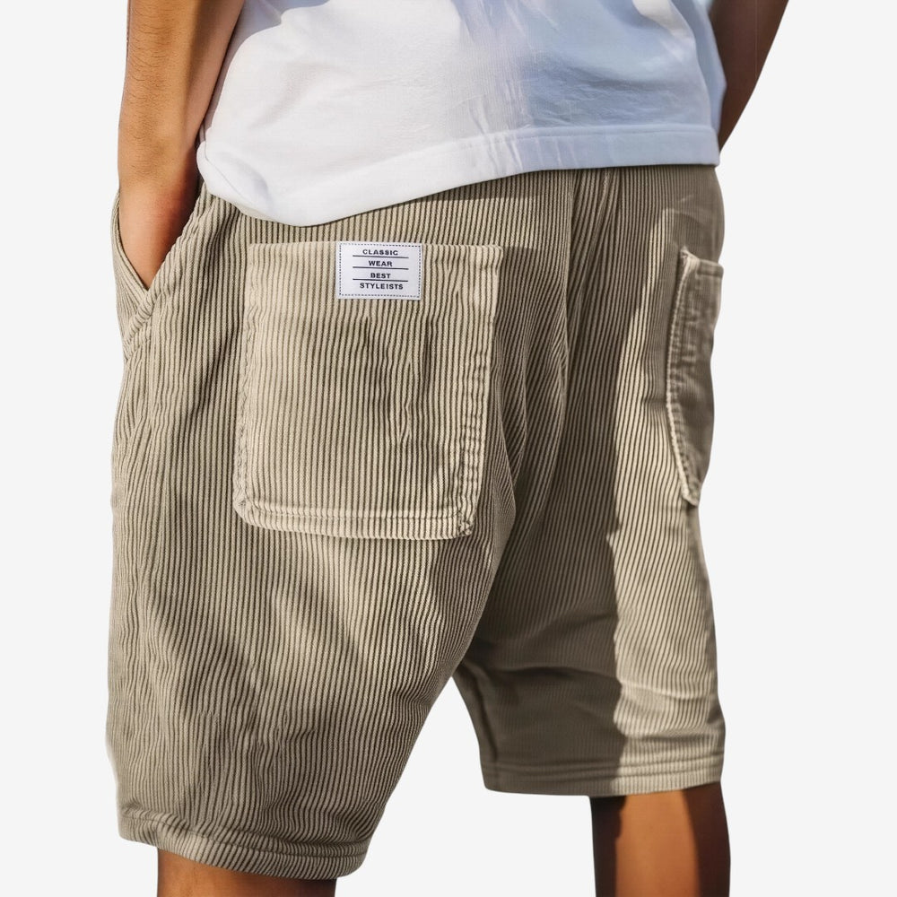 Michael™ | Kurze schicke Velours Shorts