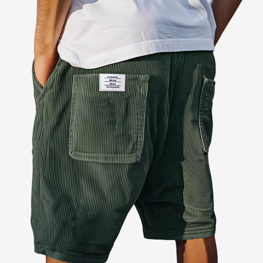 Michael™ | Kurze schicke Velours Shorts
