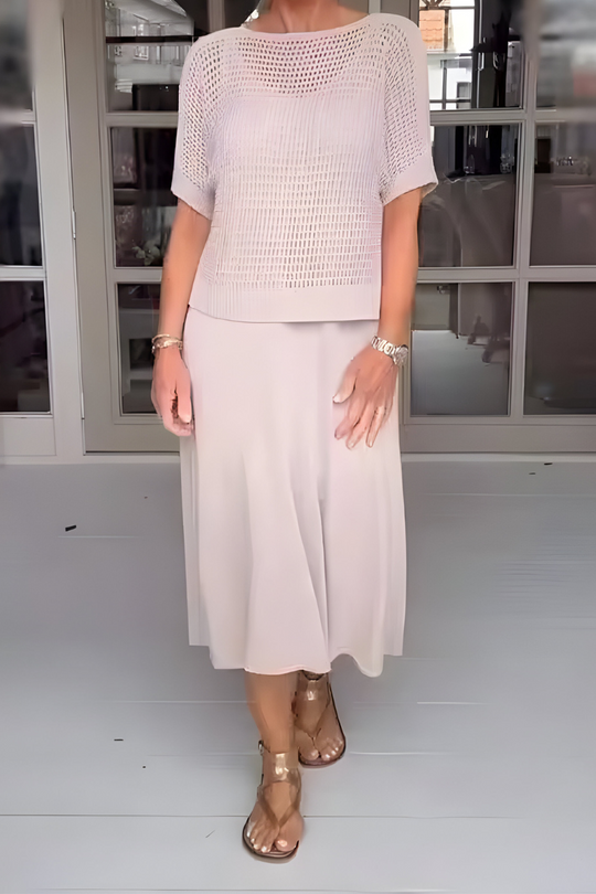 NORMA - Sommerkleid mit Strickoberteil