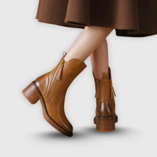 Grazia | Elegante Stiefeletten mit Blockabsatz
