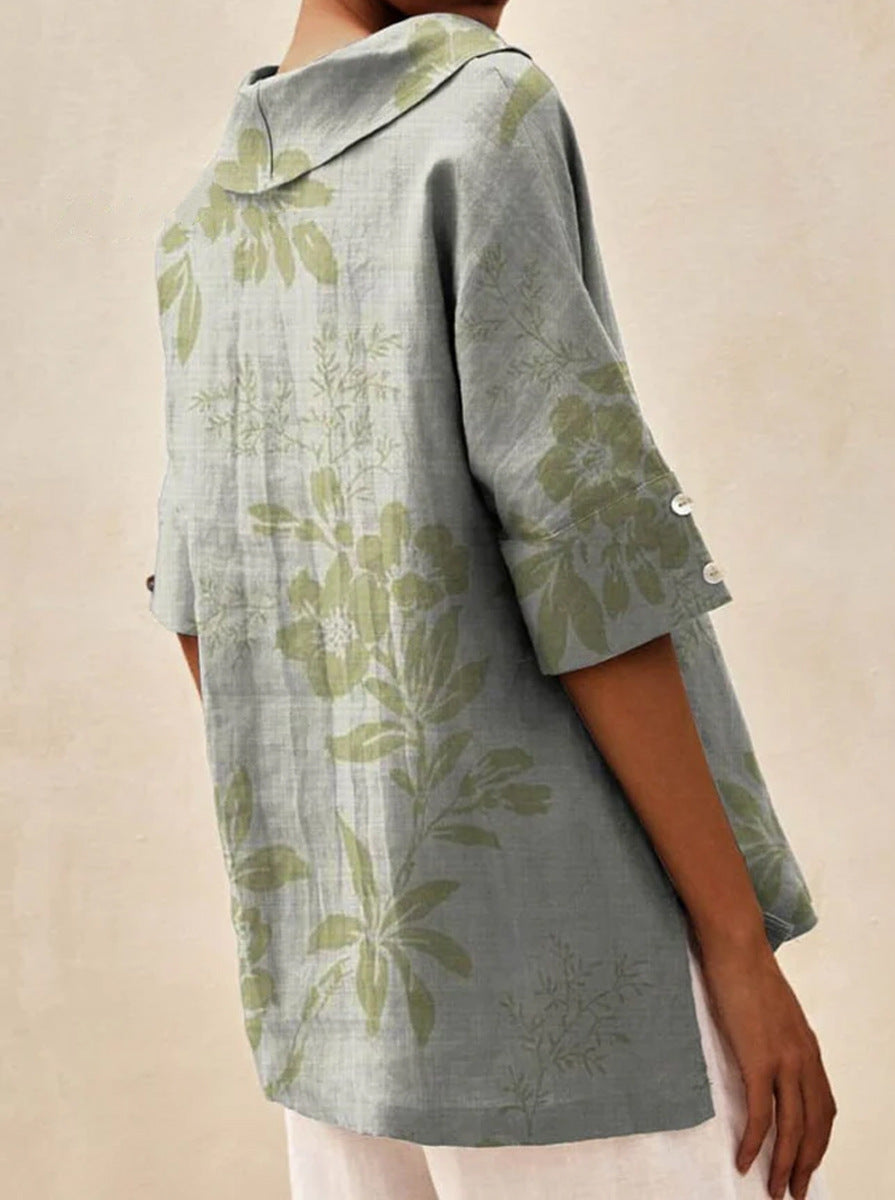 Bettina | Elegantes Leinen-Top 1+1 Gratis