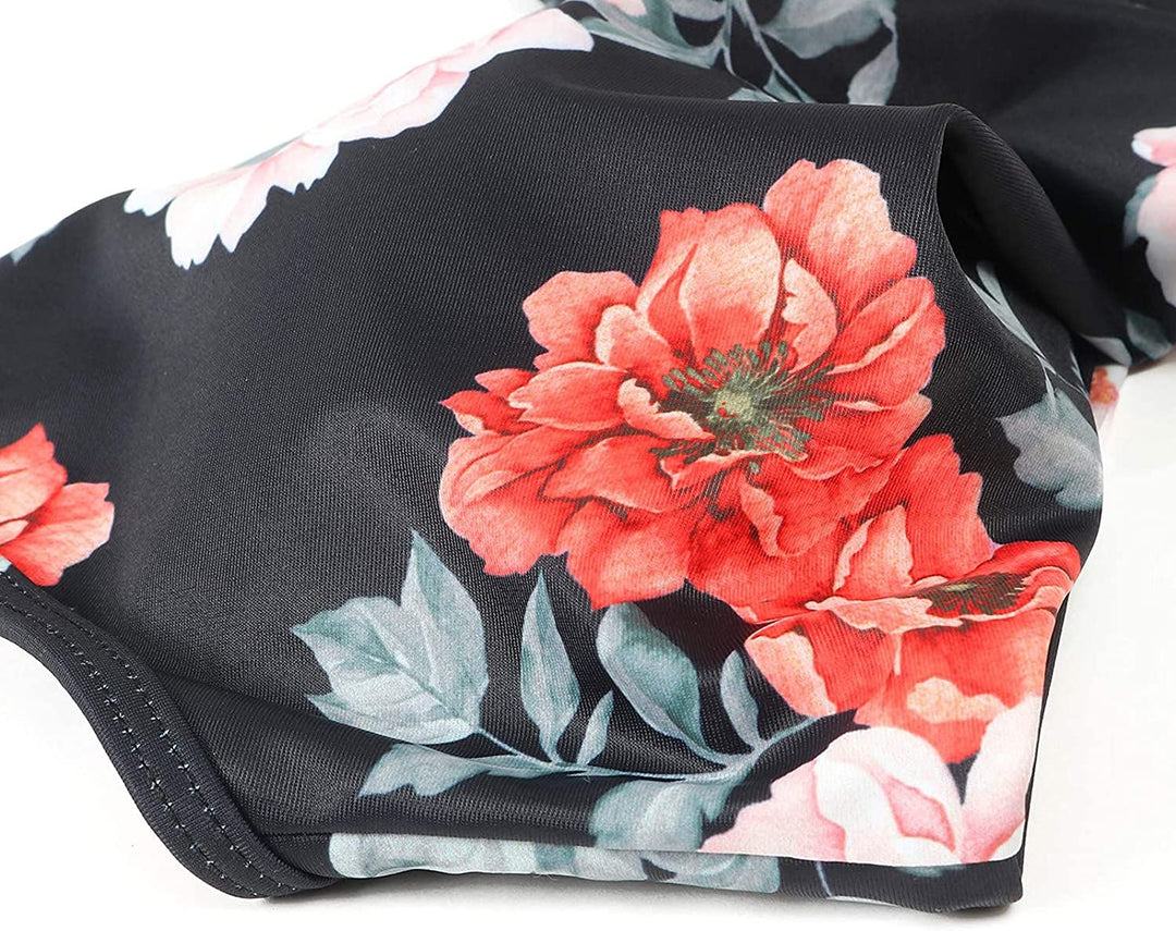 Bella | Hochtaillierter, farbenfroher Damen-Bikini