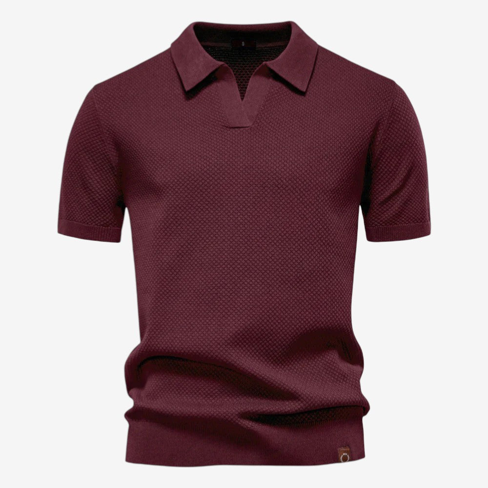Ulrich – Strukturiertes Polo-Shirt