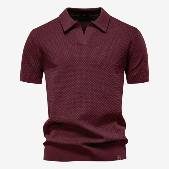 Ulrich – Strukturiertes Polo-Shirt