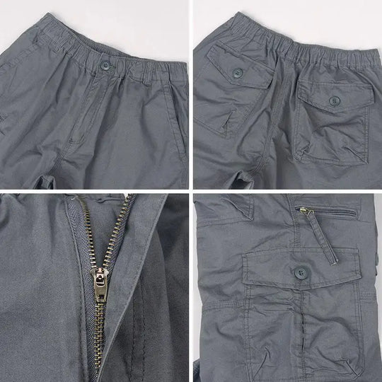 Lange Cargo-Shorts aus Baumwolle