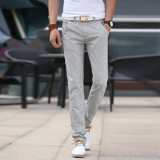 Slim Fit Leinenhosen