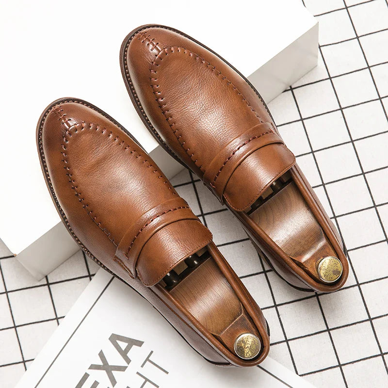 Leder Mokassins