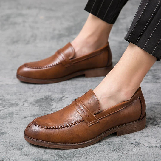 Leder Mokassins