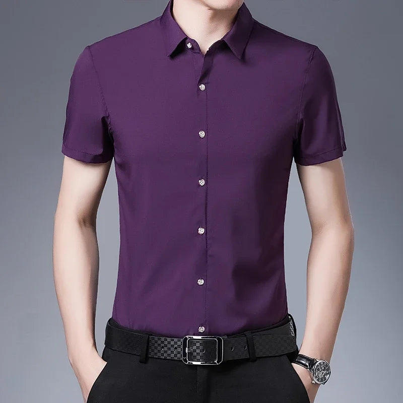 Business Casual Kurzarmhemd