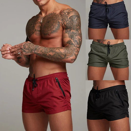 Badeshorts mit Reißverschlusstaschen