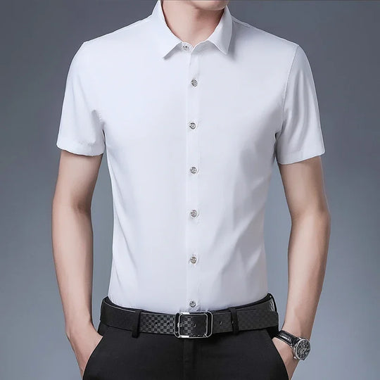 Business Casual Kurzarmhemd