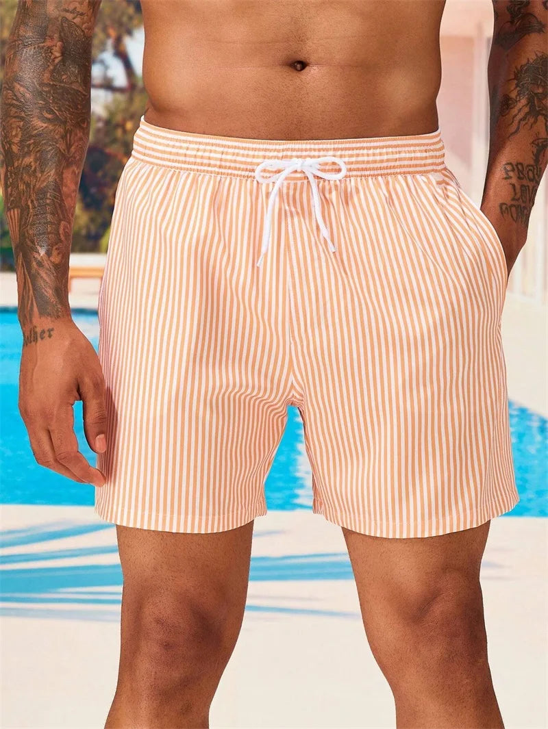 Gestreifte Badehose