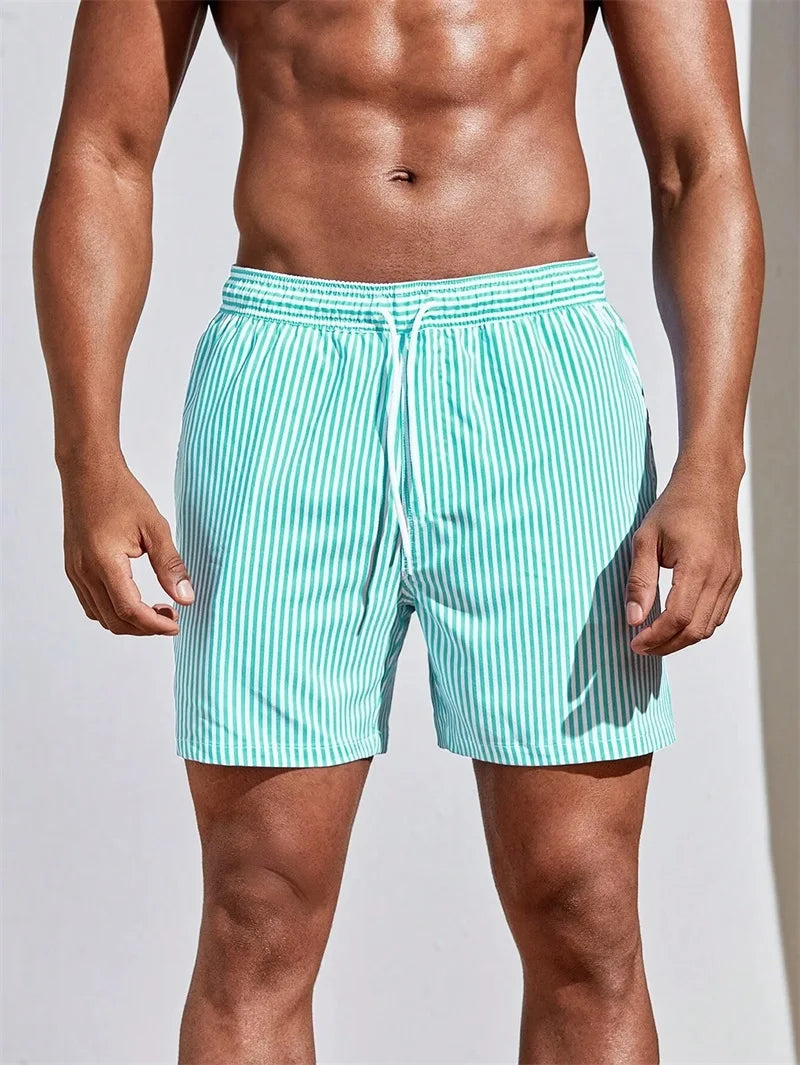 Gestreifte Badehose
