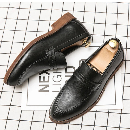 Leder Mokassins