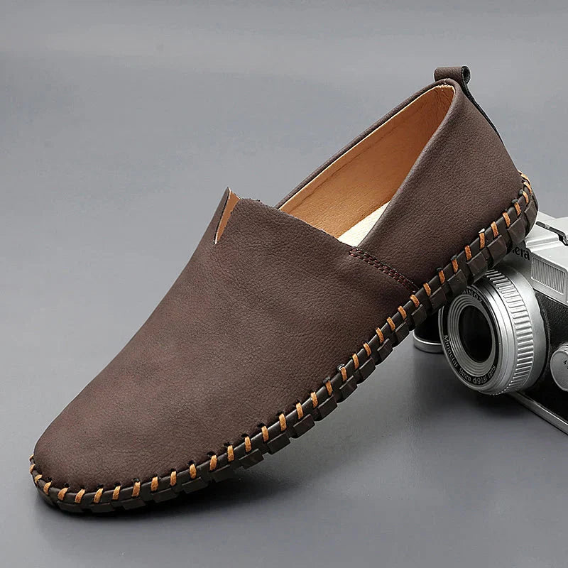 Santorini Leder-Slipper