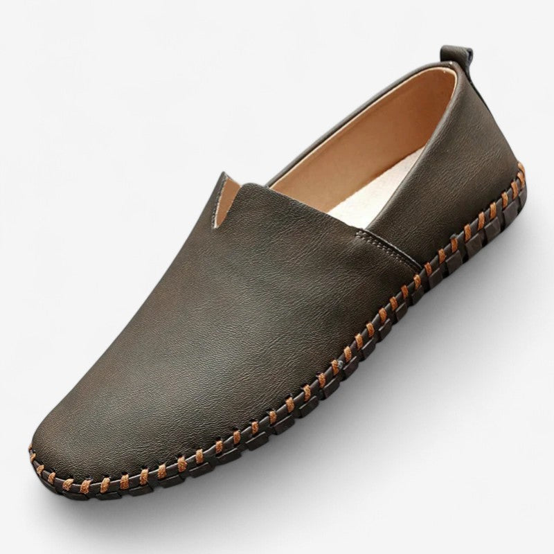 Santorini Leder-Slipper