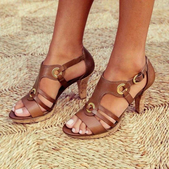 Annabella | Handgefertigte Premium-Sandalen mit Absatz