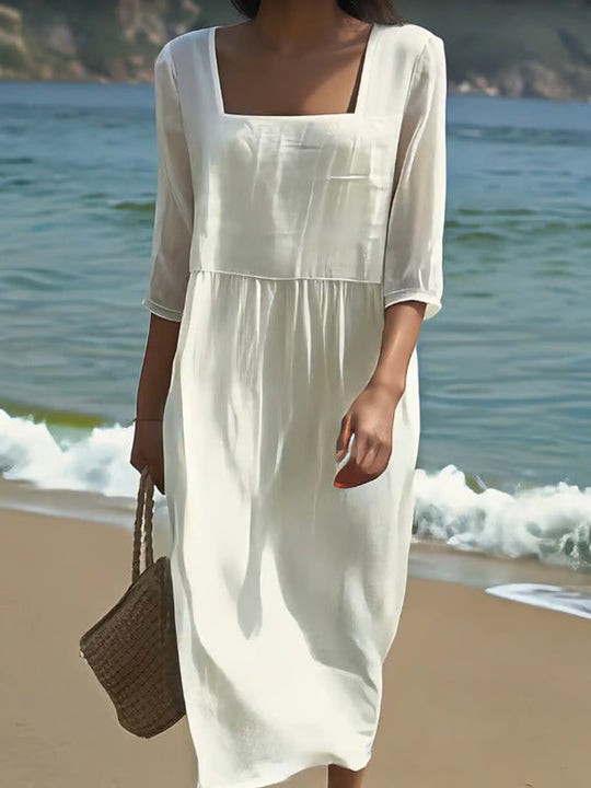 Lunelle – Lässiges Leinenkleid